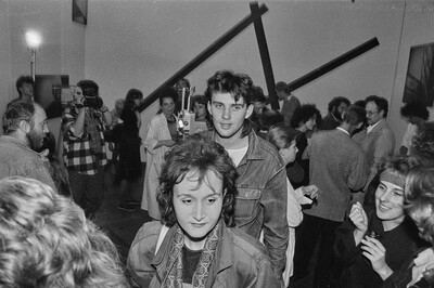 J&oacute;zef Robakowski, "Energy Corners Office", Wschodnia Gallery, Ł&oacute;dź, 1987