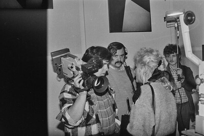 J&oacute;zef Robakowski, "Energy Corners Office", Wschodnia Gallery, Ł&oacute;dź, 1987