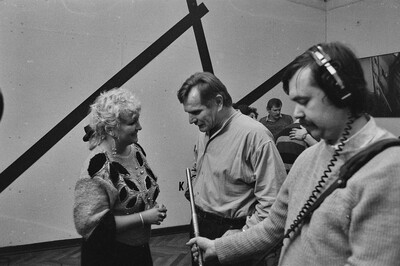 J&oacute;zef Robakowski, "Energy Corners Office", Wschodnia Gallery, Ł&oacute;dź, 1987