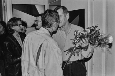 J&oacute;zef Robakowski, "Energy Corners Office", Wschodnia Gallery, Ł&oacute;dź, 1987