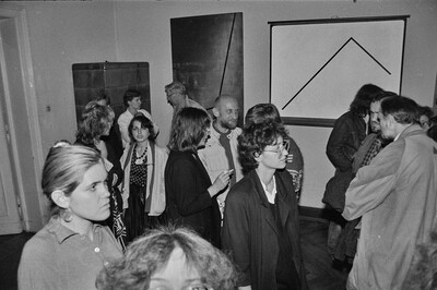 J&oacute;zef Robakowski, "Energy Corners Office", Wschodnia Gallery, Ł&oacute;dź, 1987