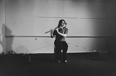 Krzysztof Zarębski, performance of "Ambush", Repassage Gallery, Warsaw, 1974