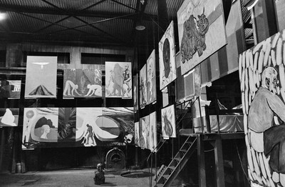 What's Up? exhibition, former Norblin factory, Warsaw, 1987