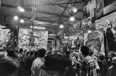 What's Up? exhibition, former Norblin factory, Warsaw, 1987