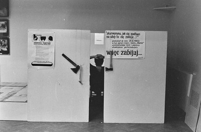 Performance exhibition, session and readings "RECORDS", BWA Gallery, Lublin, 1983