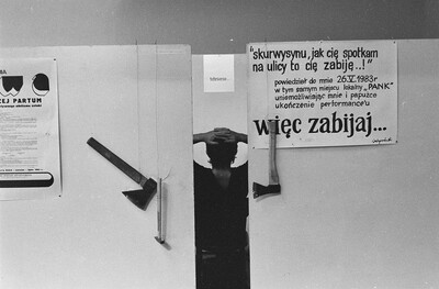 Performance exhibition, session and readings "RECORDS", BWA Gallery, Lublin, 1983