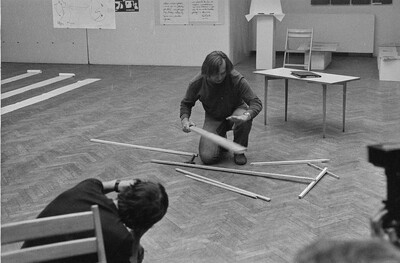 Performance exhibition, session and readings "RECORDS", BWA Gallery, Lublin, 1983