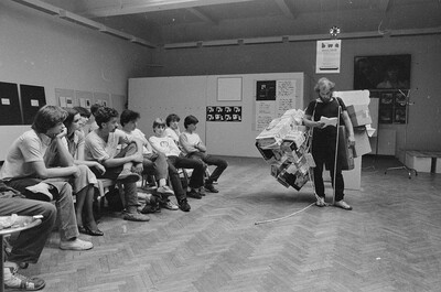 Performance exhibition, session and readings "RECORDS", BWA Gallery, Lublin, 1983