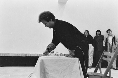 "Videoperfomance" international artists meeting, Koszalin, 1990