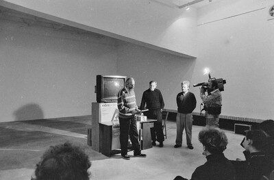 "Videoperfomance" international artists meeting, Koszalin, 1990
