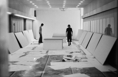 Exhibition "Forms of Artistic Activity", Wsp&oacute;łczesna Gallery, Warsaw, 1970s