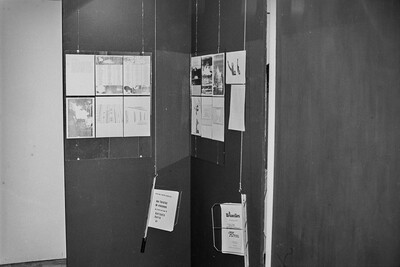 Exhibition "Forms of Artistic Activity", Wsp&oacute;łczesna Gallery, Warsaw, 1970s