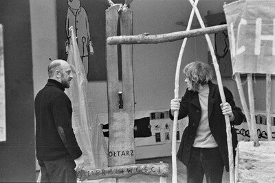 Exhibition, performances, projections, presentations, session "Records 2", BWA Gallery, Lublin, 1986