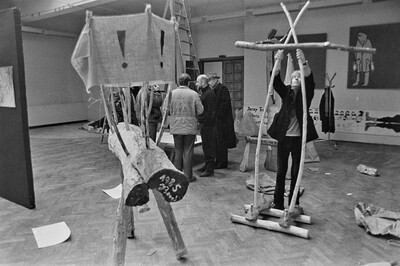 Exhibition, performances, projections, presentations, session "Records 2", BWA Gallery, Lublin, 1986