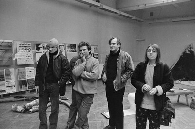 Exhibition, performances, projections, presentations, session "Records 2", BWA Gallery, Lublin, 1986