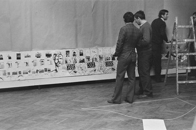 Exhibition, performances, projections, presentations, session "Records 2", BWA Gallery, Lublin, 1986