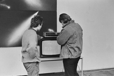 Exhibition, performances, projections, presentations, session "Records 2", BWA Gallery, Lublin, 1986