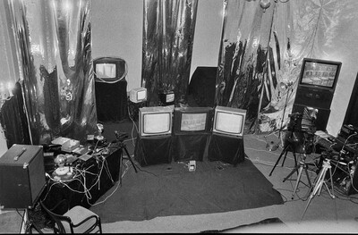 Jolanta Lothe, Piotr Lachman, "Act-ress II" (rehearsals), SPAM, Warsaw, 1989