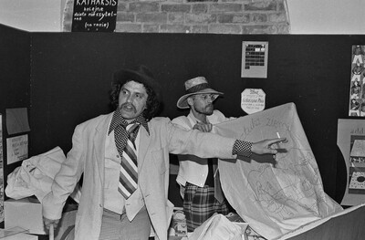 Jacek Krzyszkowski, Adam Rzepecki, "We will get rid of the world and native artworks within our reach", Mała Gallery, Warsaw, 1985