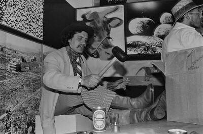 Jacek Krzyszkowski, Adam Rzepecki, "We will get rid of the world and native artworks within our reach", Mała Gallery, Warsaw, 1985