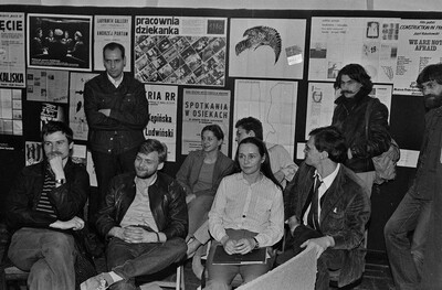 Jacek Krzyszkowski, Adam Rzepecki, "We will get rid of the world and native artworks within our reach", Mała Gallery, Warsaw, 1985
