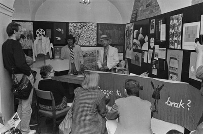 Jacek Krzyszkowski, Adam Rzepecki, "We will get rid of the world and native artworks within our reach", Mała Gallery, Warsaw, 1985