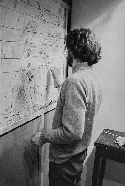 Krzysztof Zarębski, performance, Sigma Gallery, Warsaw, 1973