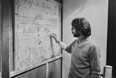 Krzysztof Zarębski, performance, Sigma Gallery, Warsaw, 1973