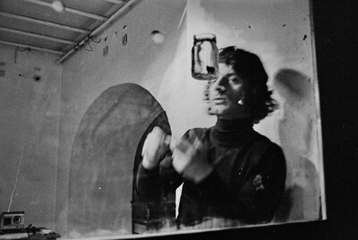 Krzysztof Zarębski, performance, Sigma Gallery, Warsaw, 1973