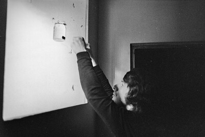 Krzysztof Zarębski, performance, Sigma Gallery, Warsaw, 1973