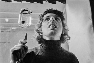 Krzysztof Zarębski, performance, Sigma Gallery, Warsaw, 1973