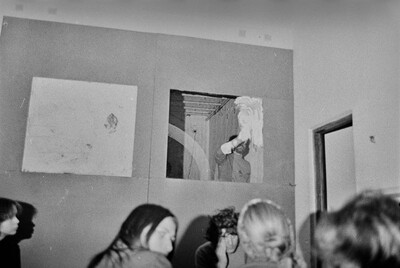Krzysztof Zarębski, performance, Sigma Gallery, Warsaw, 1973