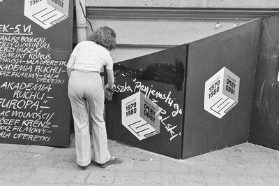 "Fact Art" exhibition and event, BWA Gallery, Bydgoszcz, 1981