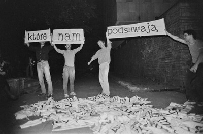 "Fact Art" exhibition and event, BWA Gallery, Bydgoszcz, 1981