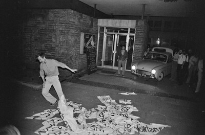 "Fact Art" exhibition and event, BWA Gallery, Bydgoszcz, 1981