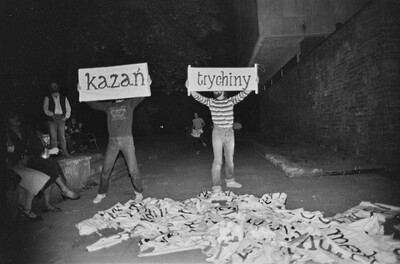 "Fact Art" exhibition and event, BWA Gallery, Bydgoszcz, 1981