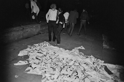 "Fact Art" exhibition and event, BWA Gallery, Bydgoszcz, 1981