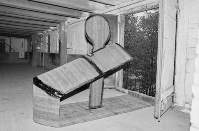 Plein-air "Work Offered", Karlino, 1987