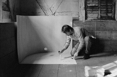 Plein-air "Work Offered", Karlino, 1987