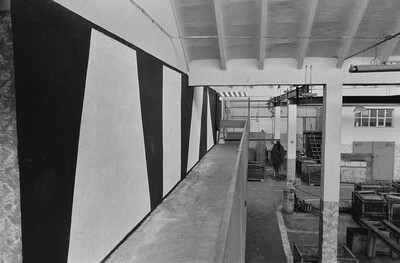 Exhibition "Construction in Process" (documentation), Ł&oacute;dź, 1990