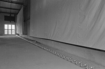 Exhibition "Construction in Process" (documentation), Ł&oacute;dź, 1990