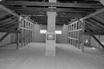 Exhibition "Construction in Process" (documentation), Ł&oacute;dź, 1990