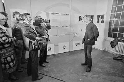 "Construction in Process" exhibition, Ł&oacute;dź, 1981