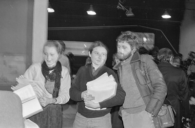 "Construction in Process" exhibition, Ł&oacute;dź, 1981