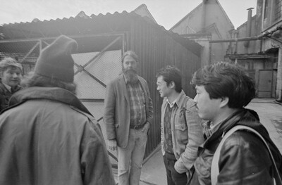 "Construction in Process" exhibition, Ł&oacute;dź, 1981