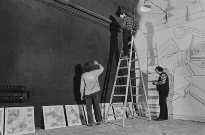 "Construction in Process" exhibition, Ł&oacute;dź, 1981
