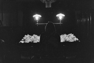 Exhibition "Construction in Process" (opening), Ł&oacute;dź, 1990