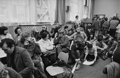 "Construction in Process" exhibition, Ł&oacute;dź, 1981
