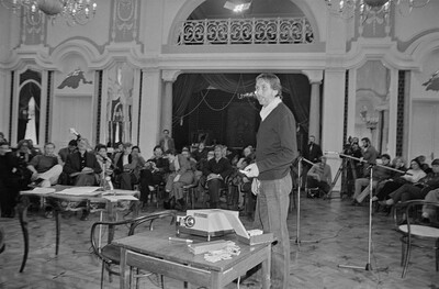 "Construction in Process" exhibition, Ł&oacute;dź, 1981