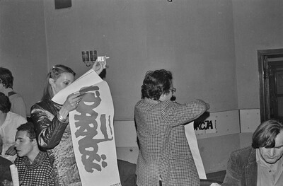 "Construction in Process" exhibition, Ł&oacute;dź, 1981